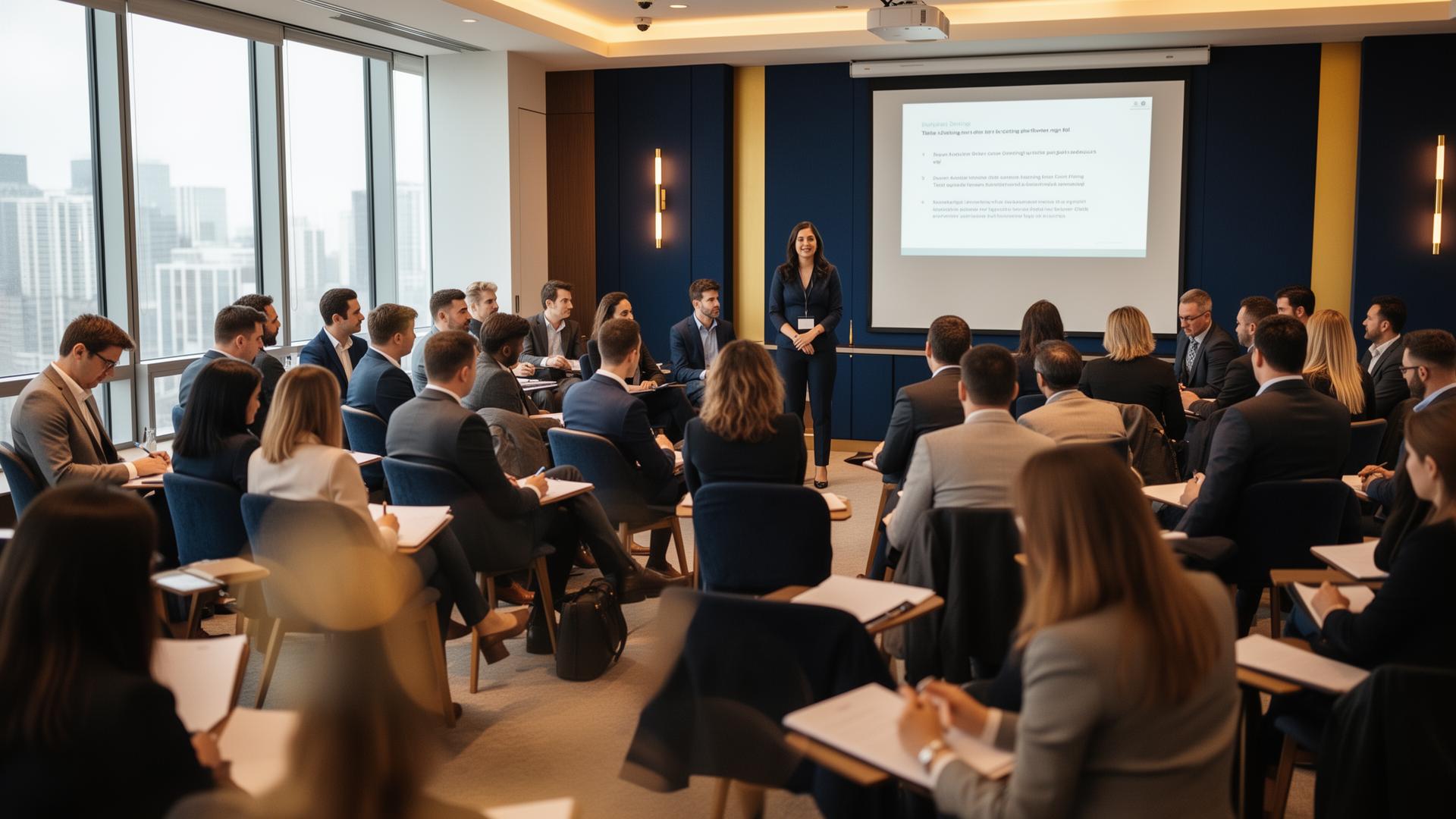 Corporate training workshop