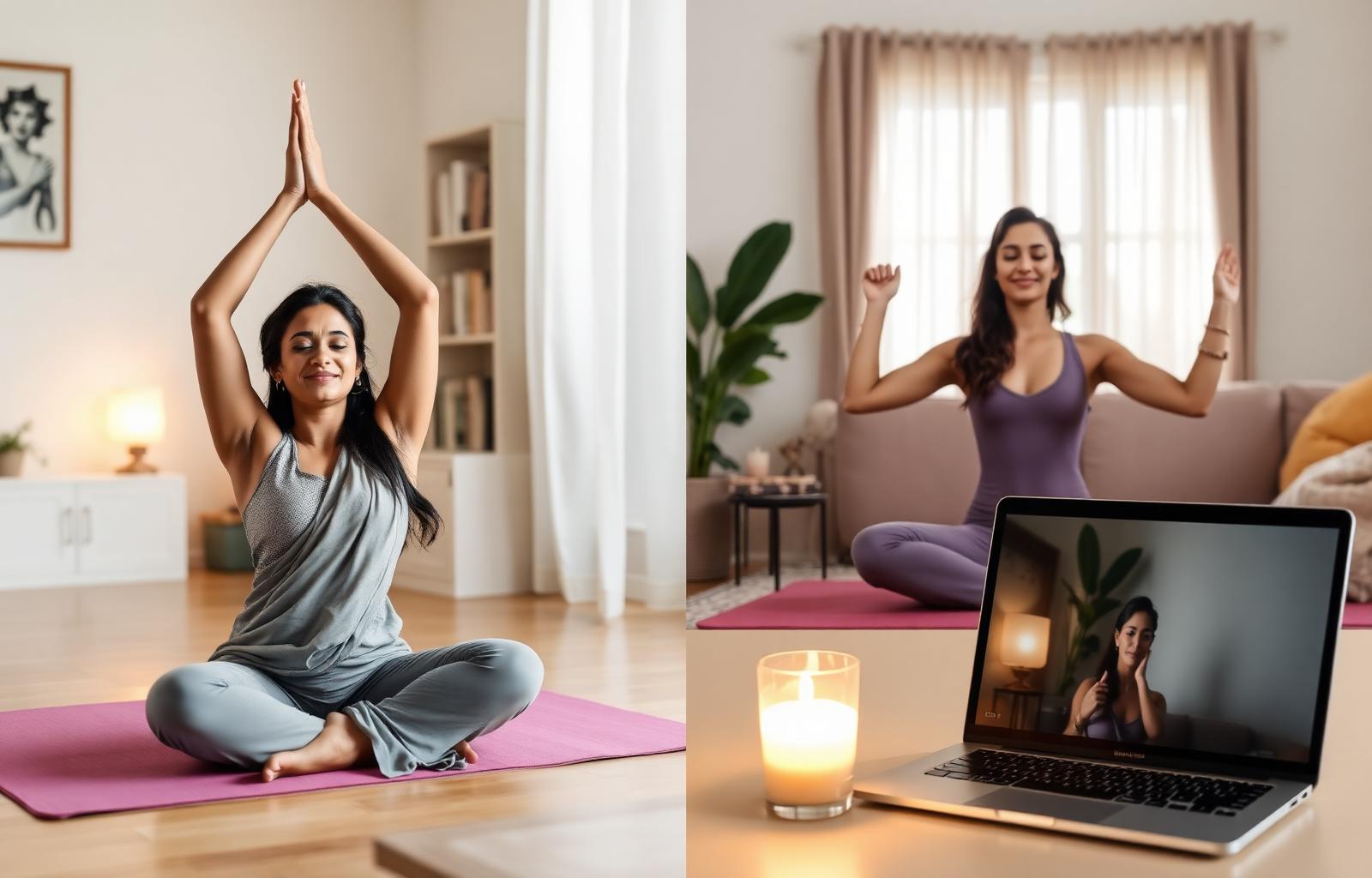 Online yoga and wellness sessions